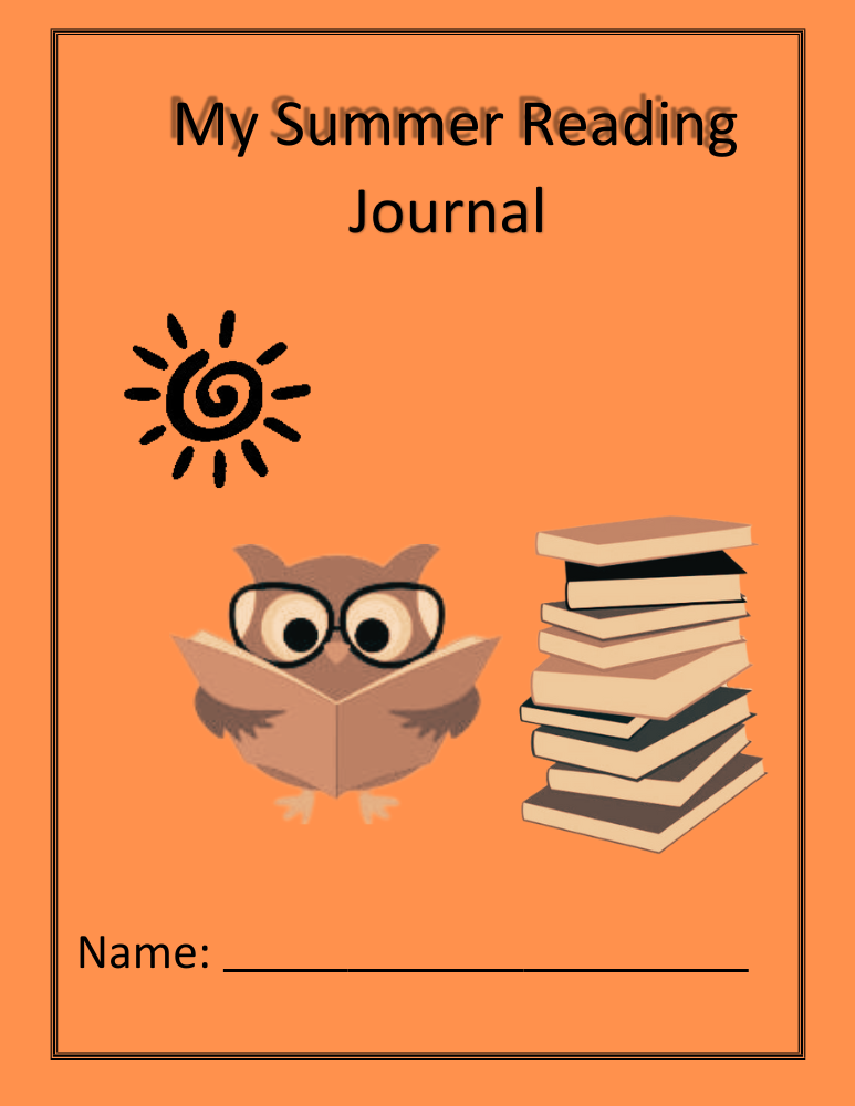summer reading journal for kindergarten through second grade students