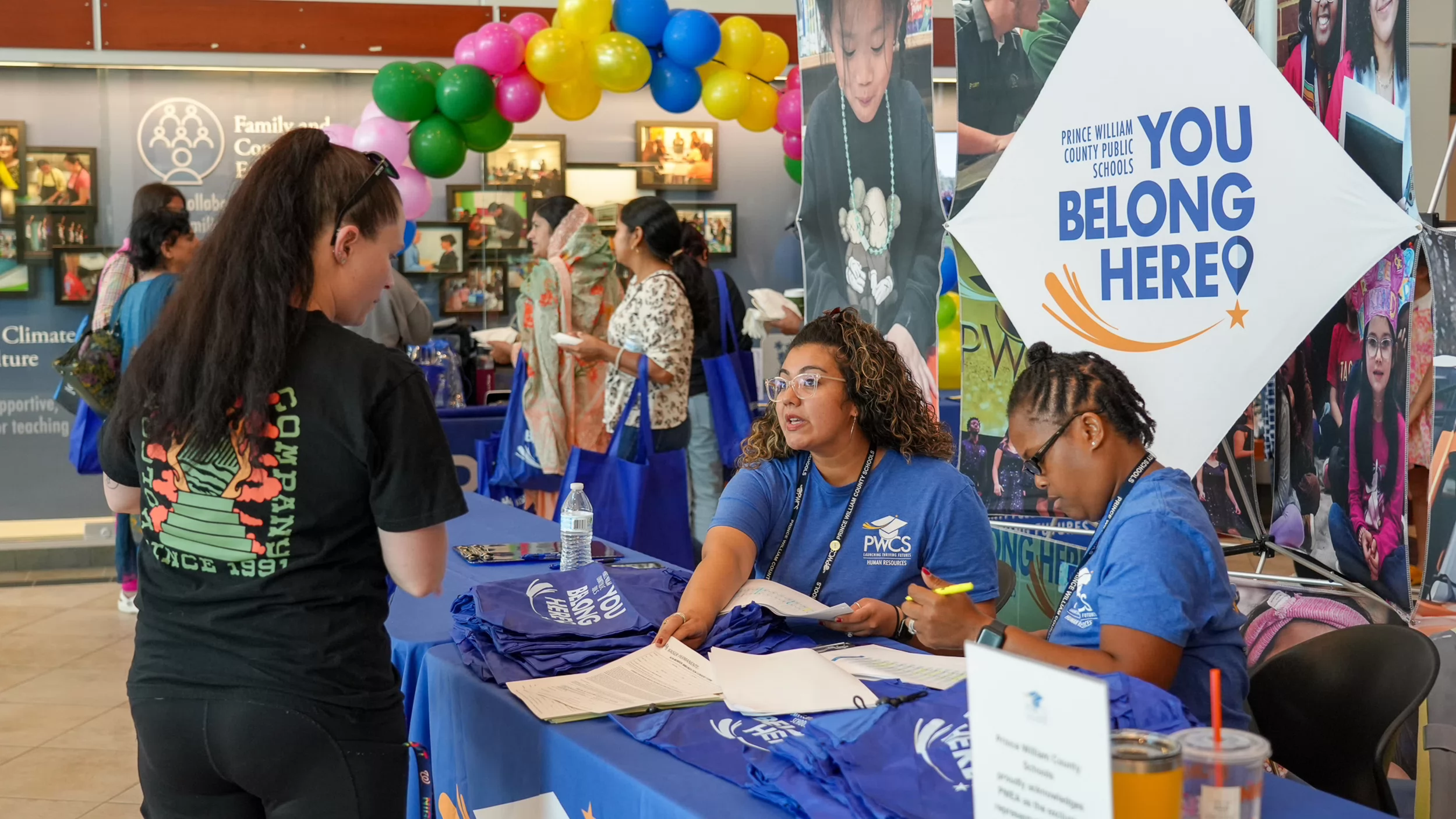 PWCS at a staff welcoming event