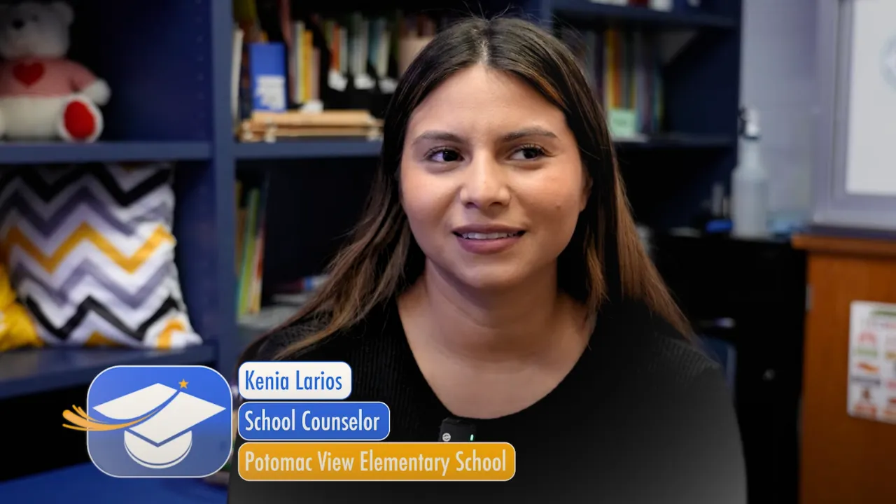 photo of Kenia Larios school counselor at Potomac View Elementary School