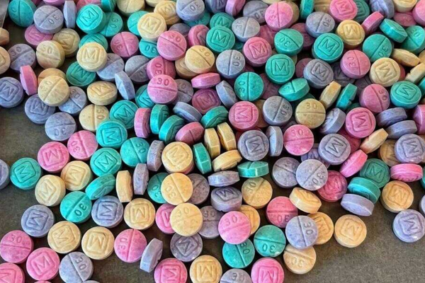 photo of rainbow fentanyl