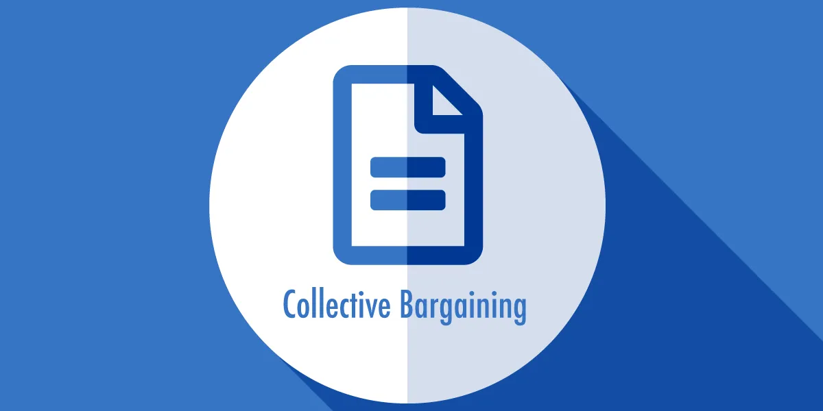 Graphic that says collective bargaining