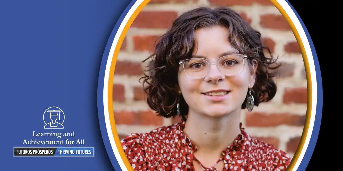 Graphic with the smiling face of the recipient.