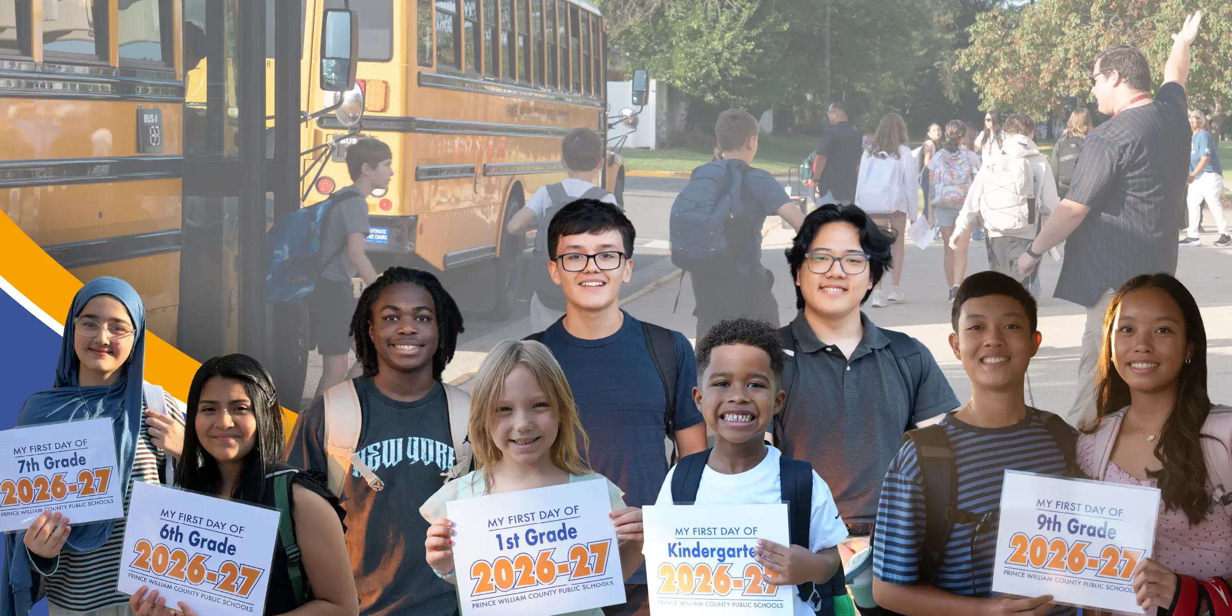 A compilation of first day photos