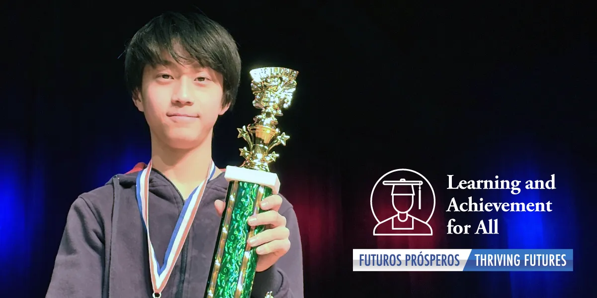 Vincent Chu Student at Hampton Middle wins spelling
