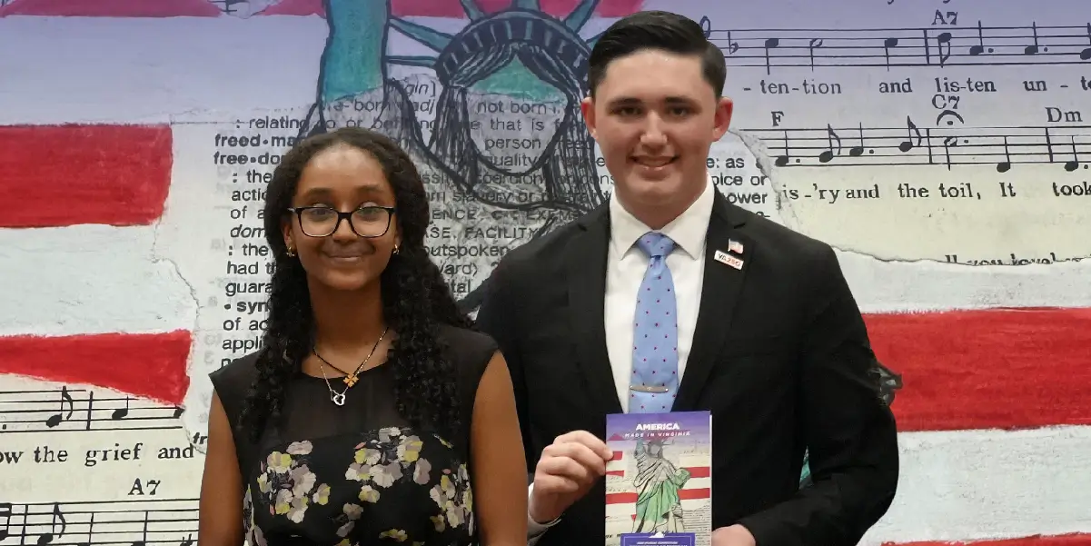 Two PWCS students named winners of the Expressions of Freedom contest