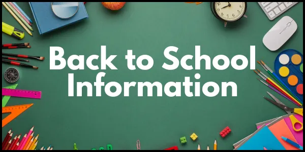 back to school information