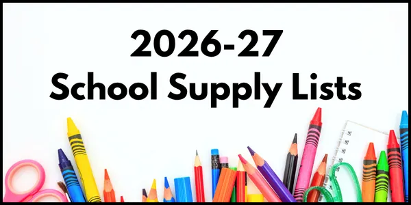 2026-27 School Supply Lists