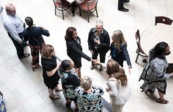 Reception for Dr. McDade