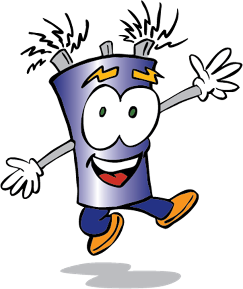 Current the Capacitor is an Energy Team mascot