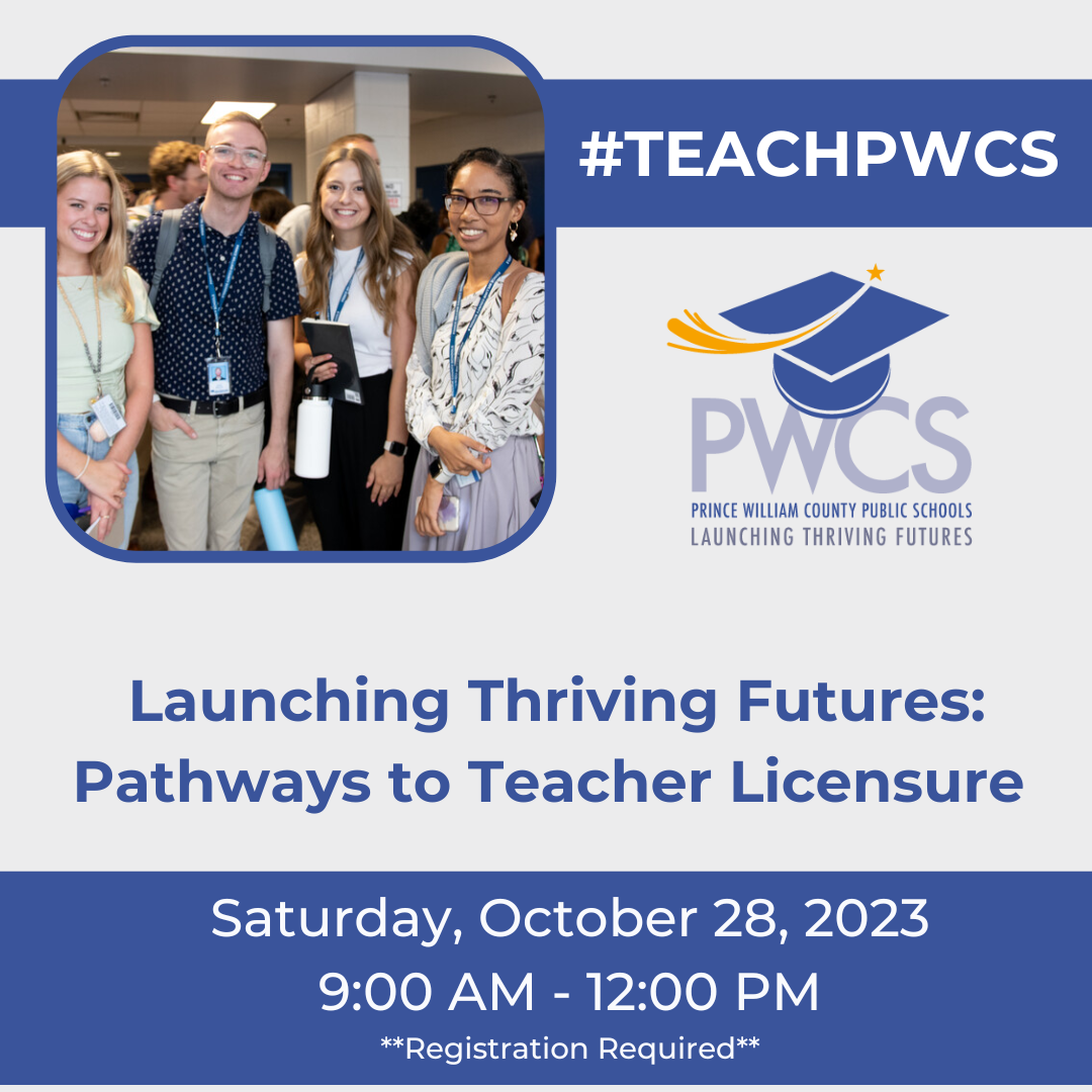 Flyer for Pathways to Teacher Licensure event