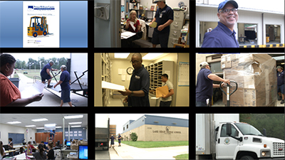 Collage of supply services staff