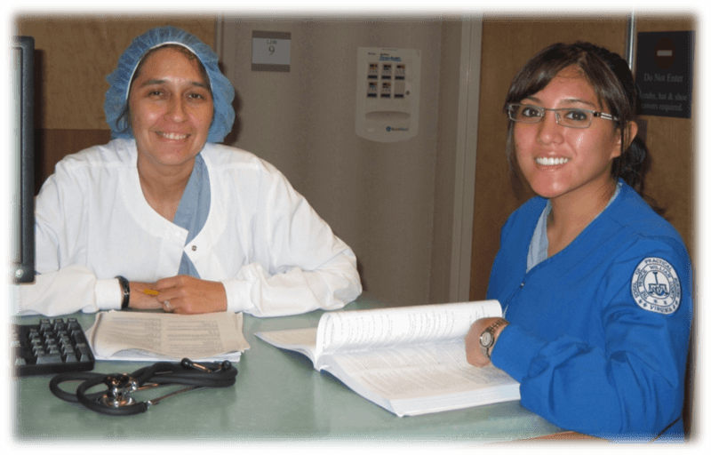 Students in the clinical setting