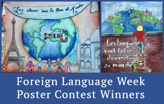 Foreign Language Week Poster Contest 2019, winning posters