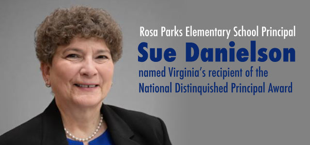 Sue Danielson is the VA NAESP Distinguished Principal of the Year