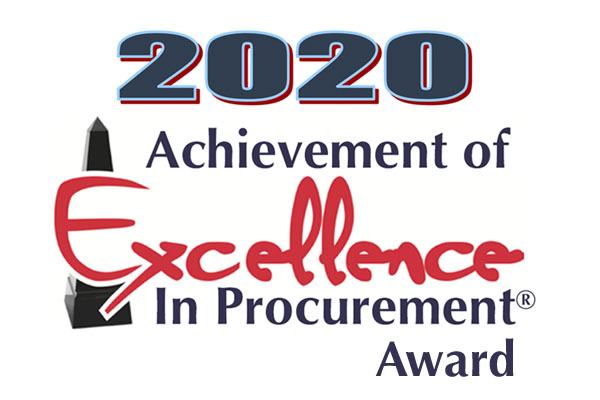 2020 Achievement of Excellence in Procurement Award