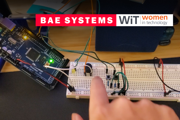 BAE Systems WiT Logo with circuit board