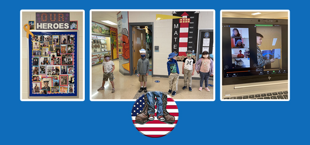 Spirit week activities at Gravely ES for military-connected students
