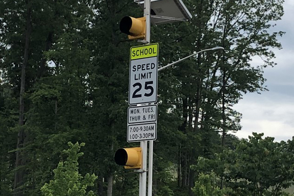 Photo of School Speed Limit Sign