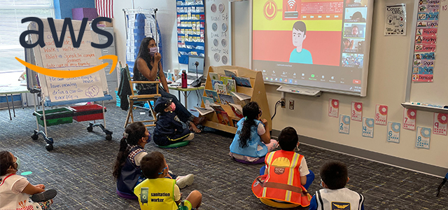 Photo of Jenkins Elementary students