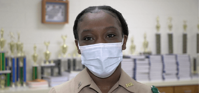 Potomac High School student Samantha Boadu