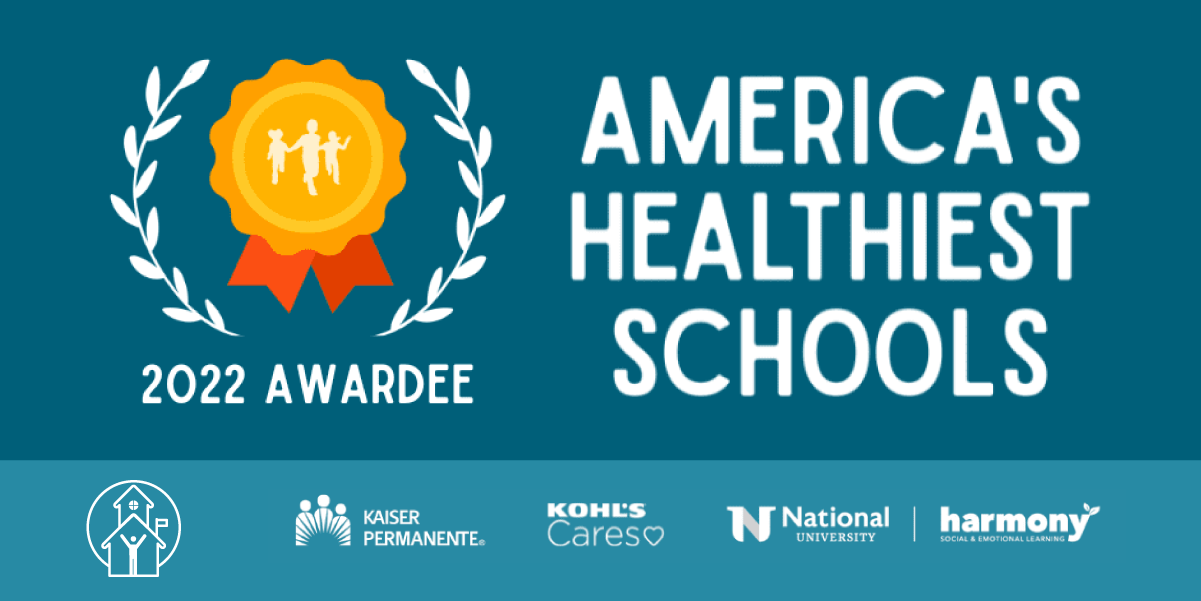 Alliance for a Healthier Generation logo on left. Text on right reads America's Healthiest Schools.