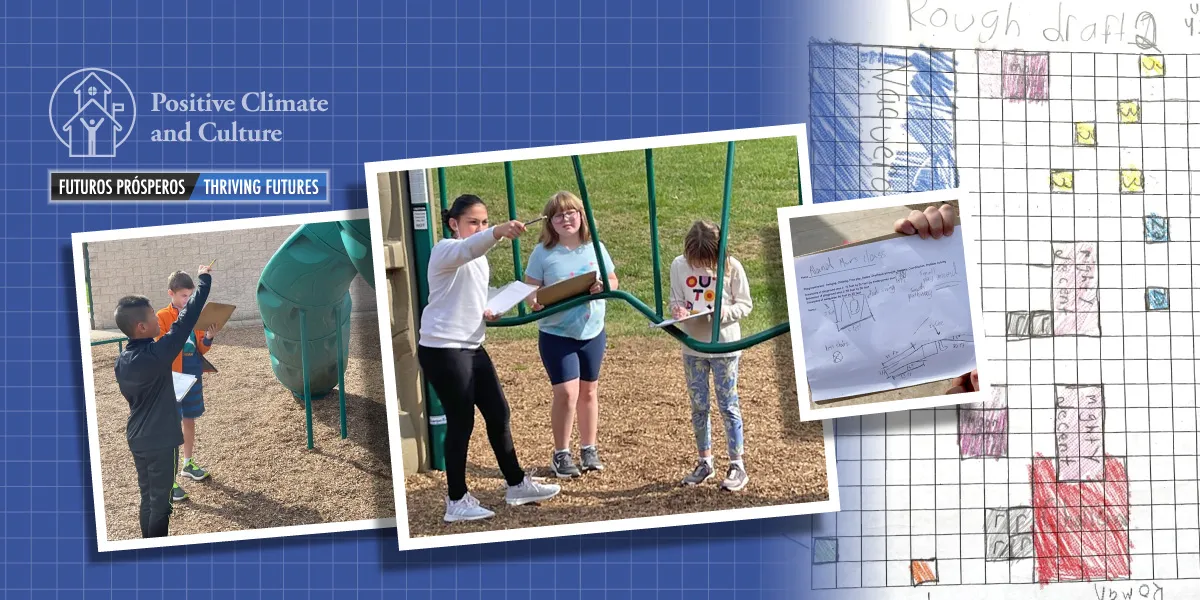 Buckland Mills students use their math skills on the playground