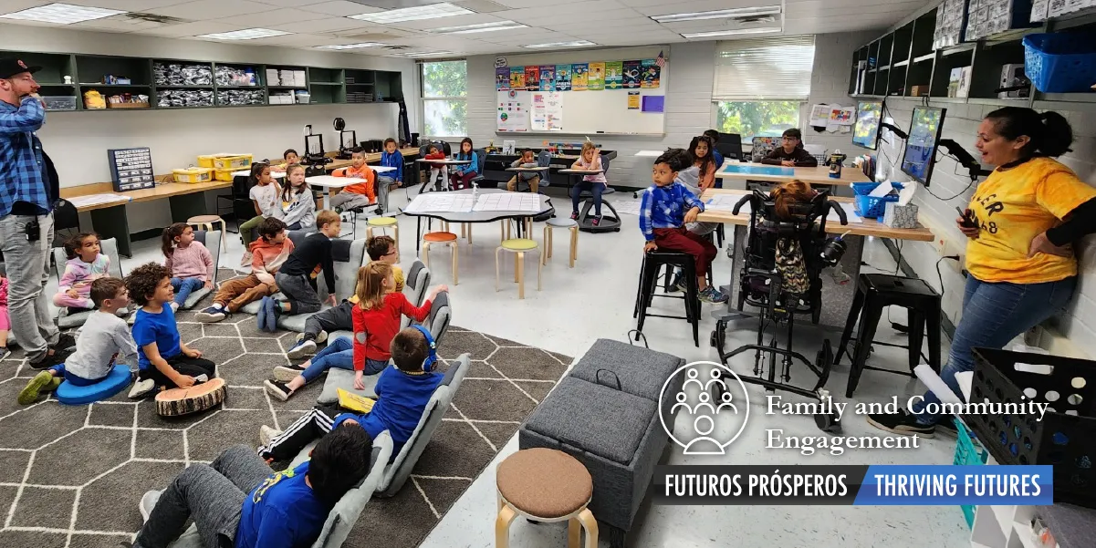 Students learning in new Tyler ES Collaboratory