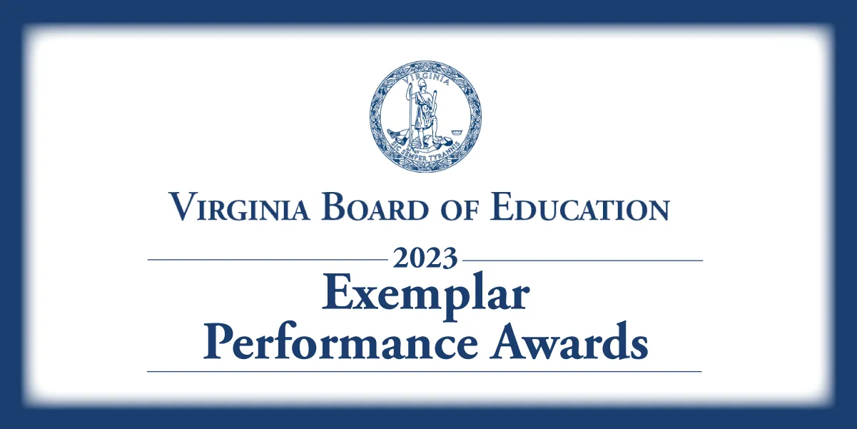 Virginia Board of Education Exemplar Awards logo
