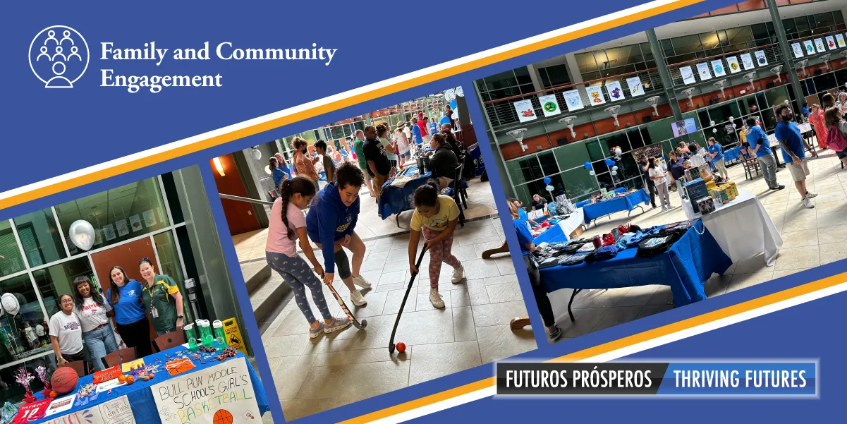 Students engaging in activities at the PWCS Sports Fair