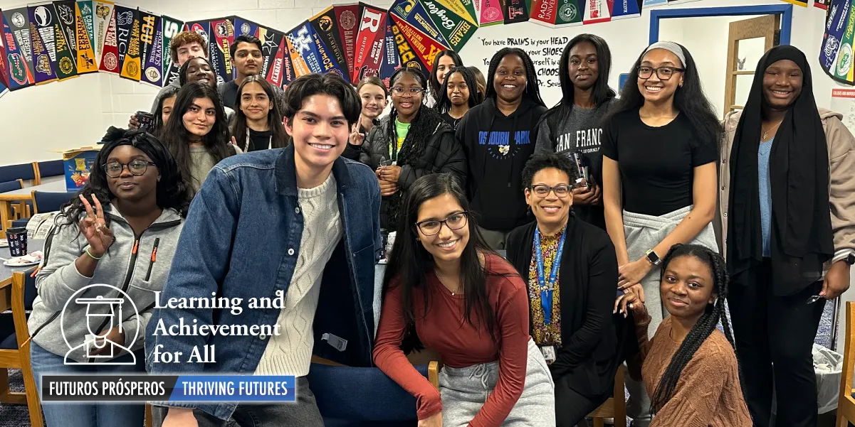 A group photo of the Osbourn Park Student Affairs Club