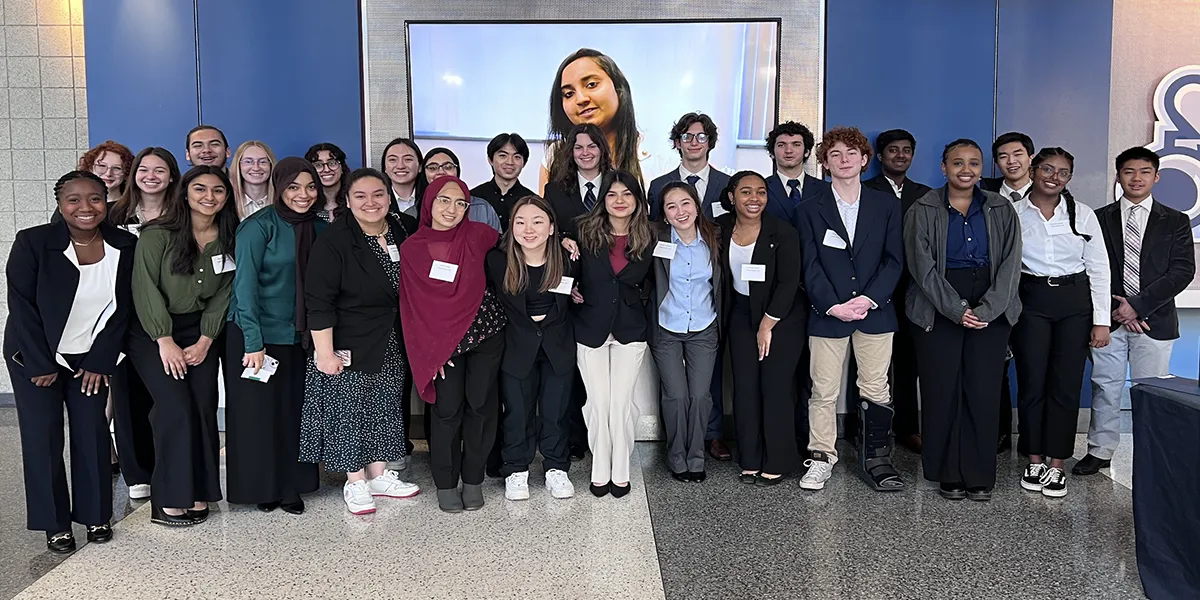 PWCS students pose for a group photo at the Virginia State Science and Engineering Fair