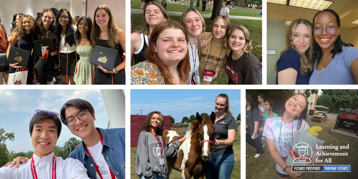 collage of summer governors school students