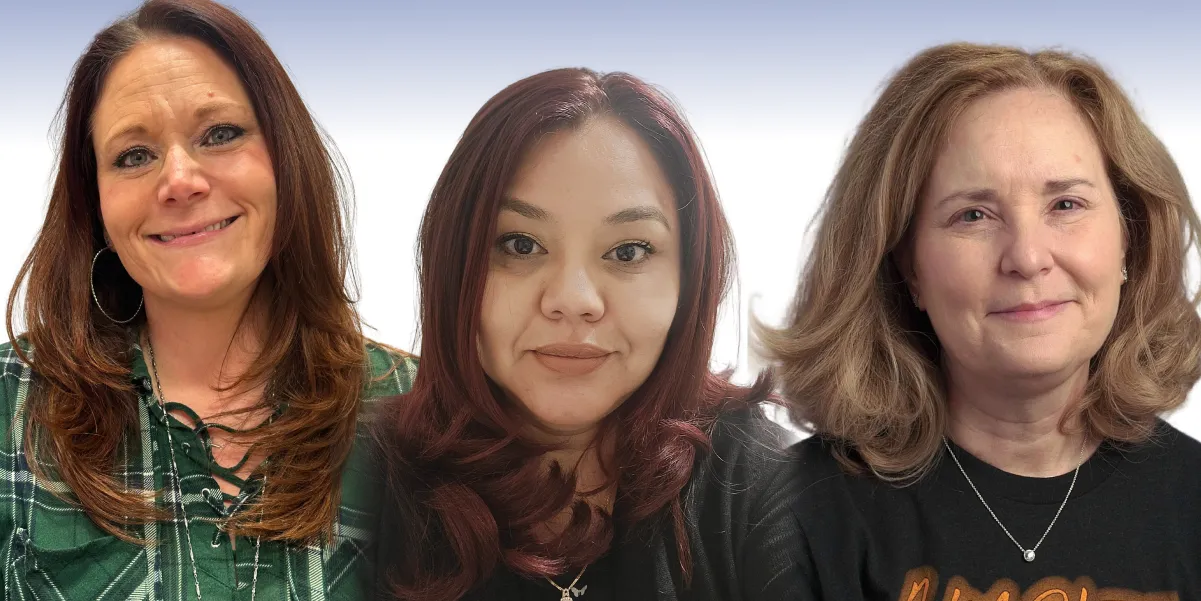 Collage of three school social workers for National School Social Worker Week