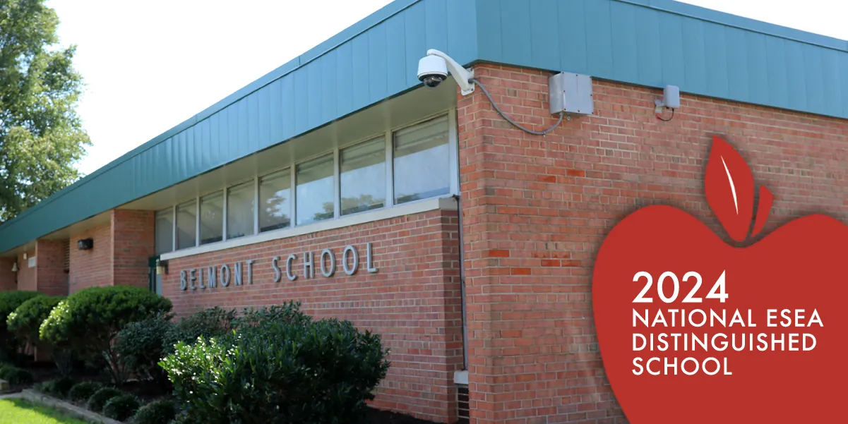 Belmont Elementary School selected as a National ESEA Distinguished School