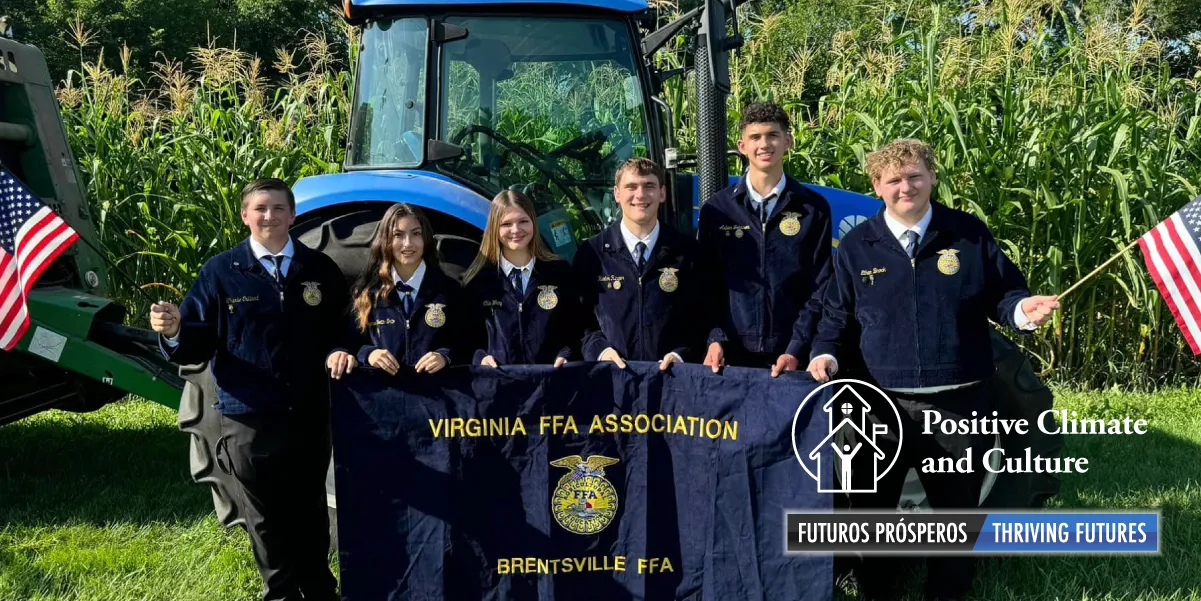 Group shot of six FFA members