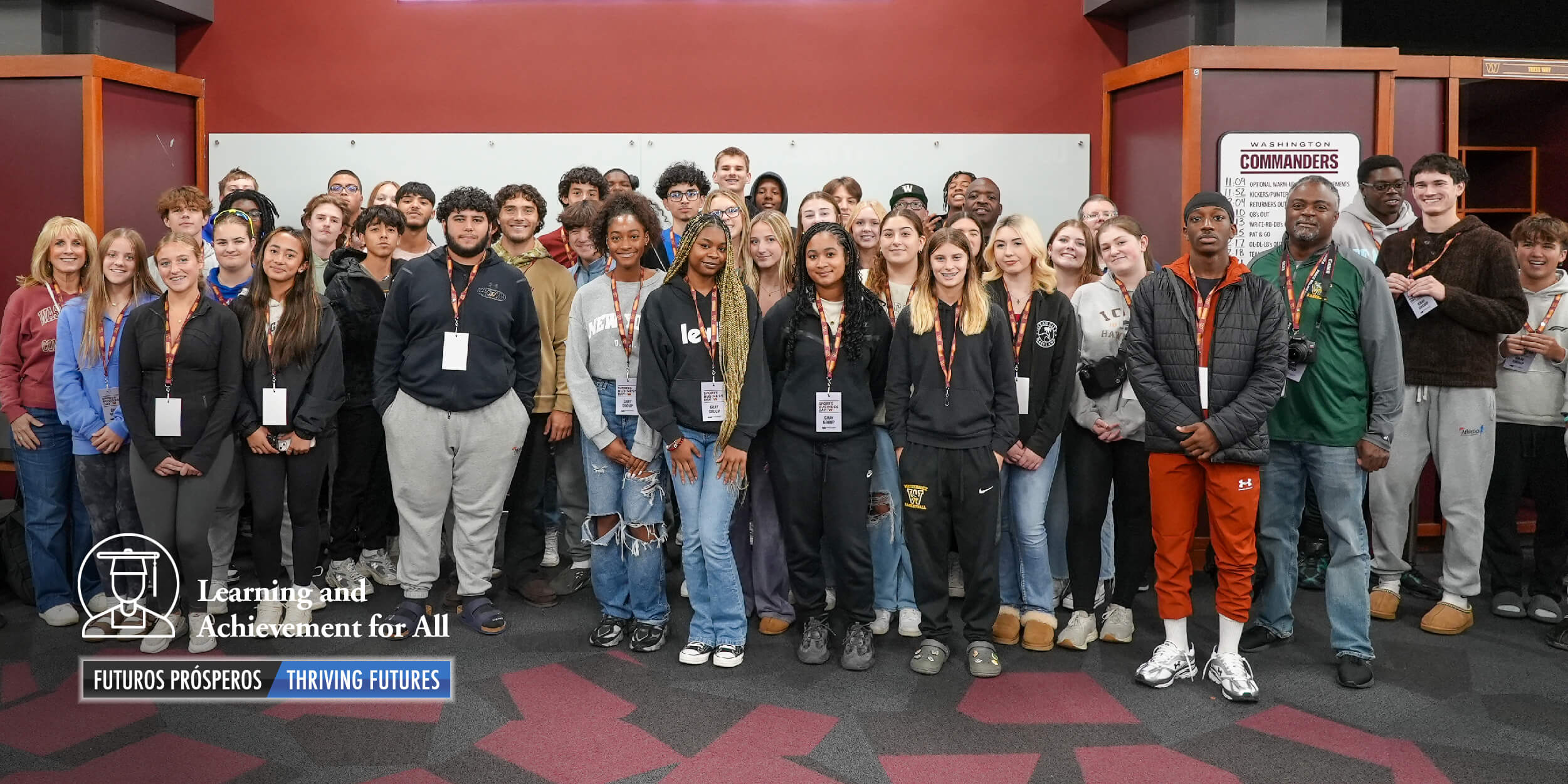 PWCS Students Attend Commanders’ Sports Business Day 