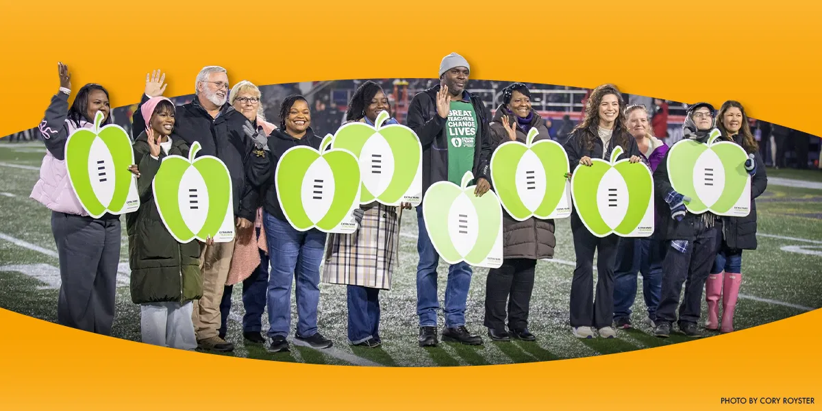 PWCS teachers awarded the Extra Yard for Teachers Award