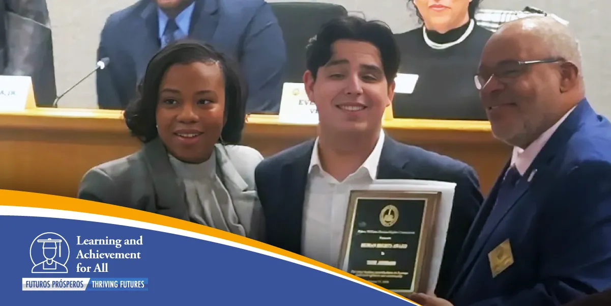 Gainesville High School senior recognized with award for advocacy for students with disabilities 