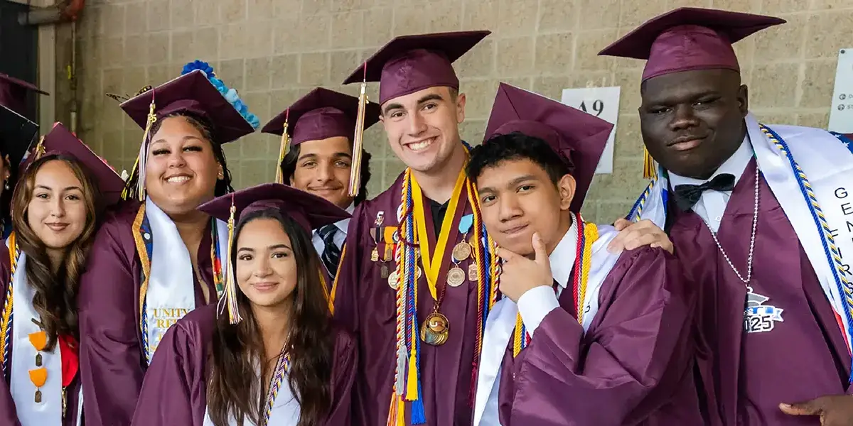 Students from Unity Reed High School's class of 2025