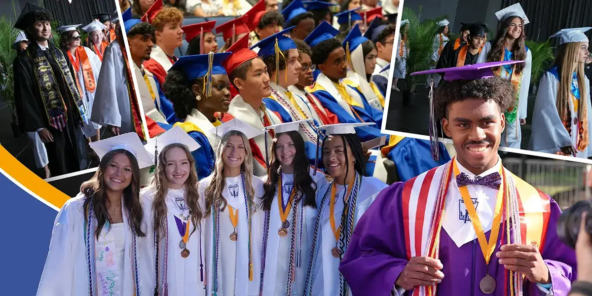 Collage of photos from 2026 graduation ceremonies