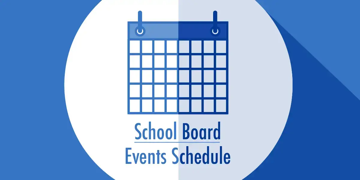 School Board Events Calendar