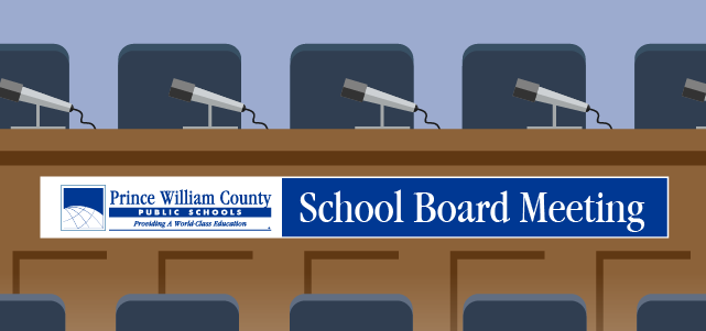 School Board meeting logo