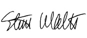 Dr. Walts' signature