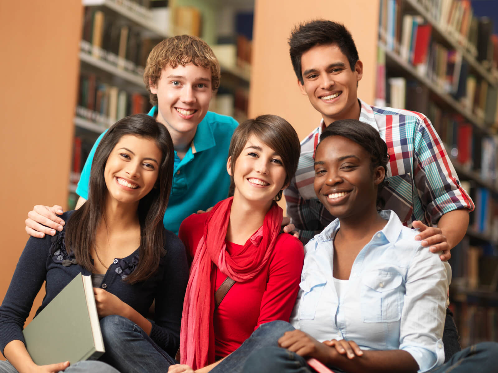 Teenage students