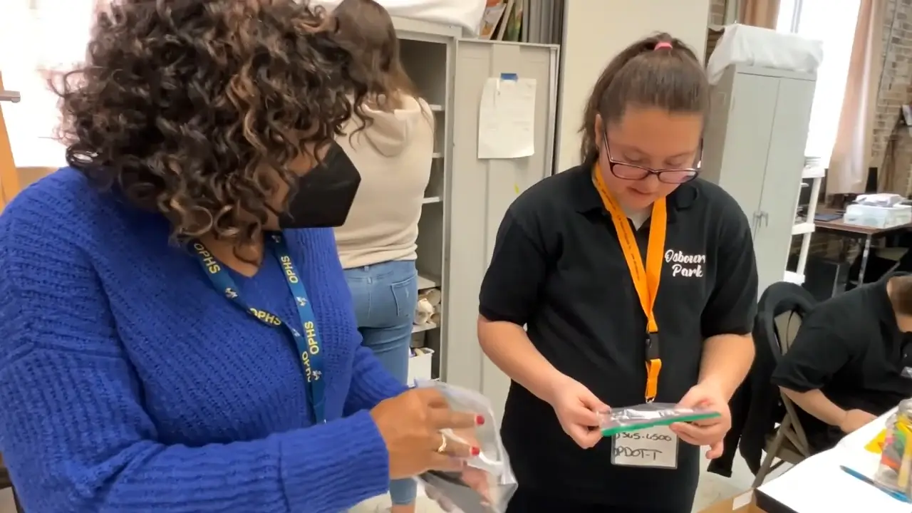 Osbourn Park High School students learn meaningful job skills at the ARTfactory video screenshot