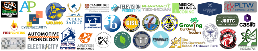 Compilation of all the logos for specialty programs