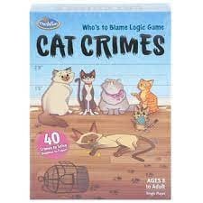 Cat Crimes: Who's To Blame Logic Game, Single Player, Ages 8 & Older |  Mardel | 3746658