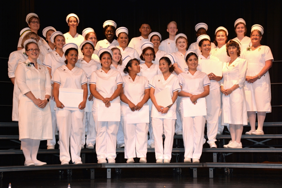 Nursing students who graduated from the PWCS School of Practical Nursing in 2019