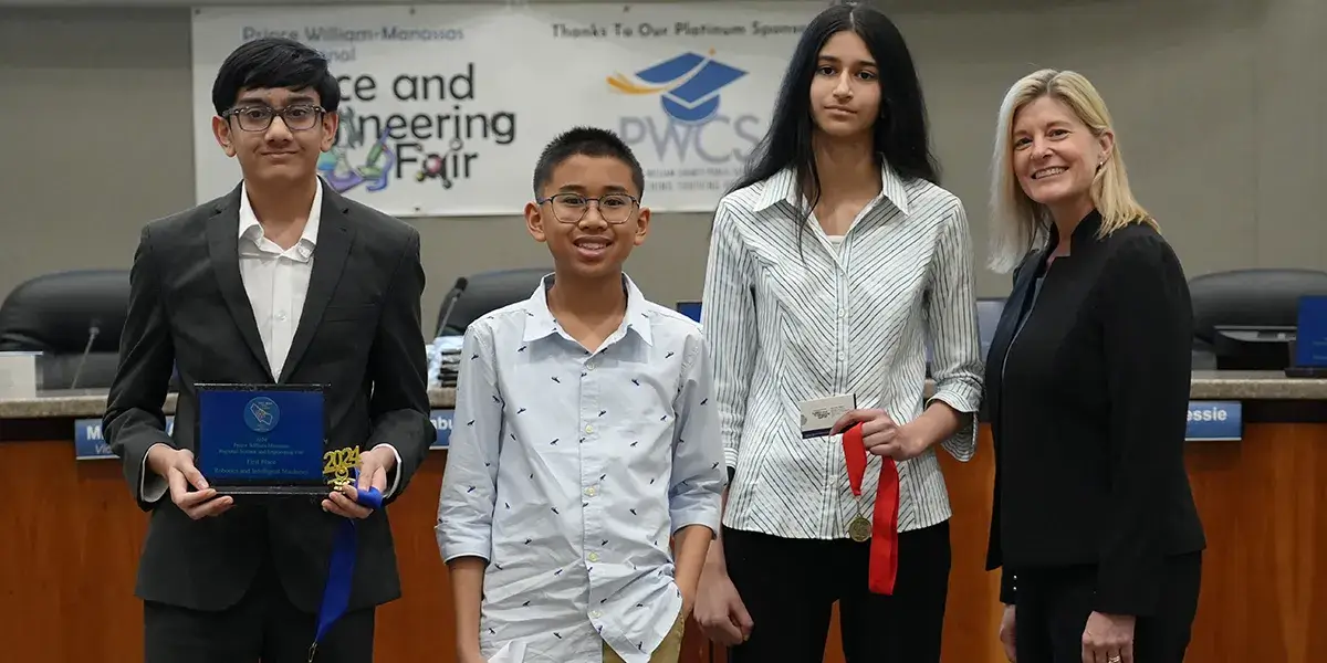 Robotics and Intelligent Machines Category Winners with Dr. Flenard