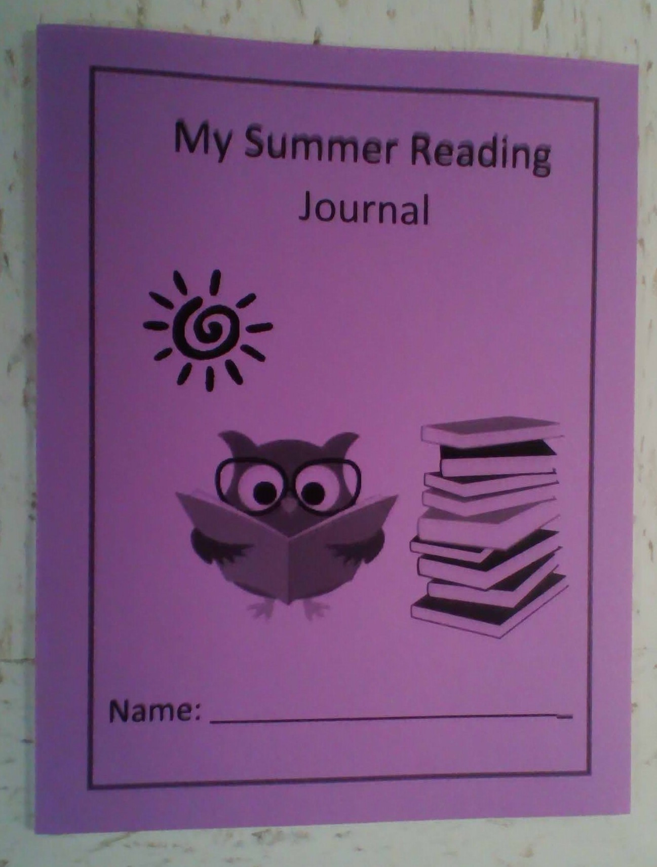 Summer Thrive journal with purple cover